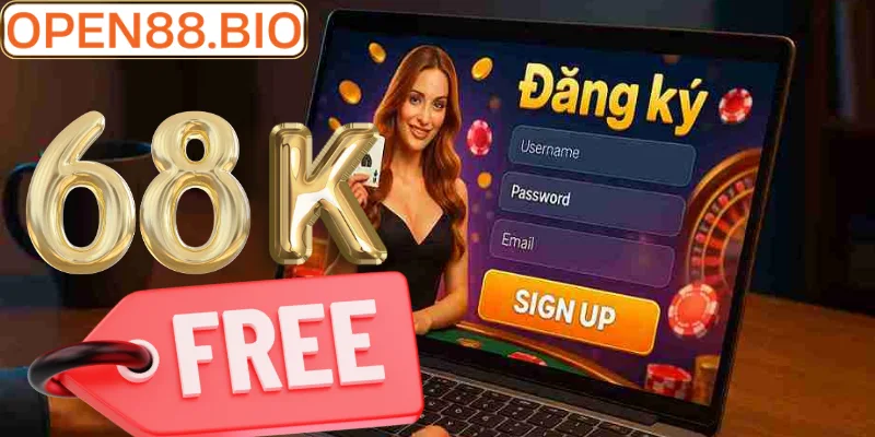 Các bước điền thông tin để nhận 68k miễn phí